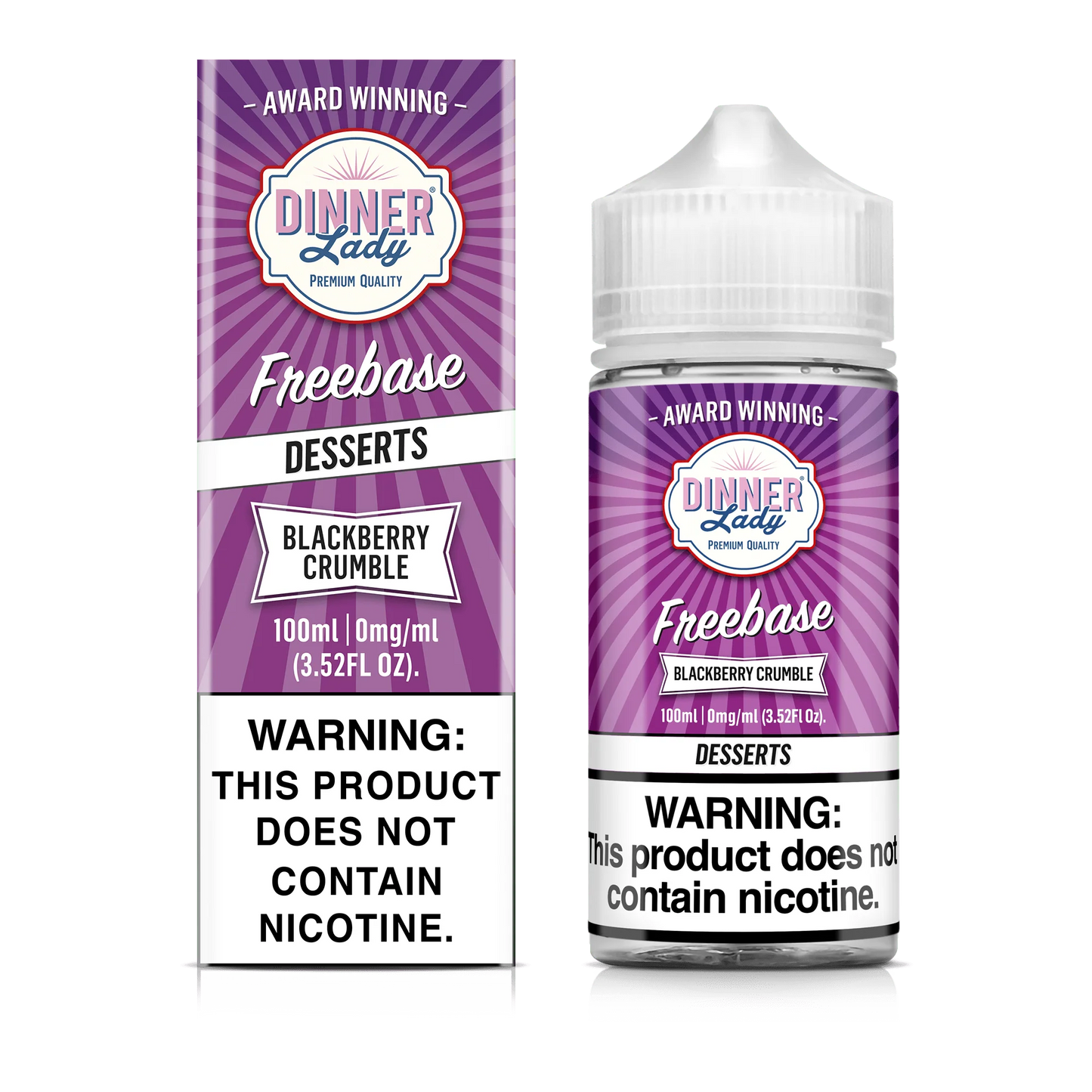 Dinner Lady Blackberry Crumble Vape Juice 100ml (Sale)
