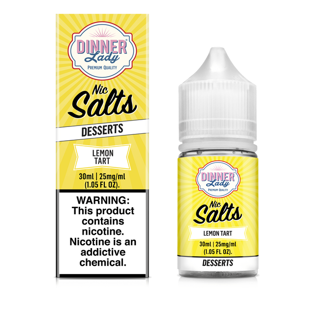 Dinner Lady Vape Juice Lemon Tart 30ml (Sale)