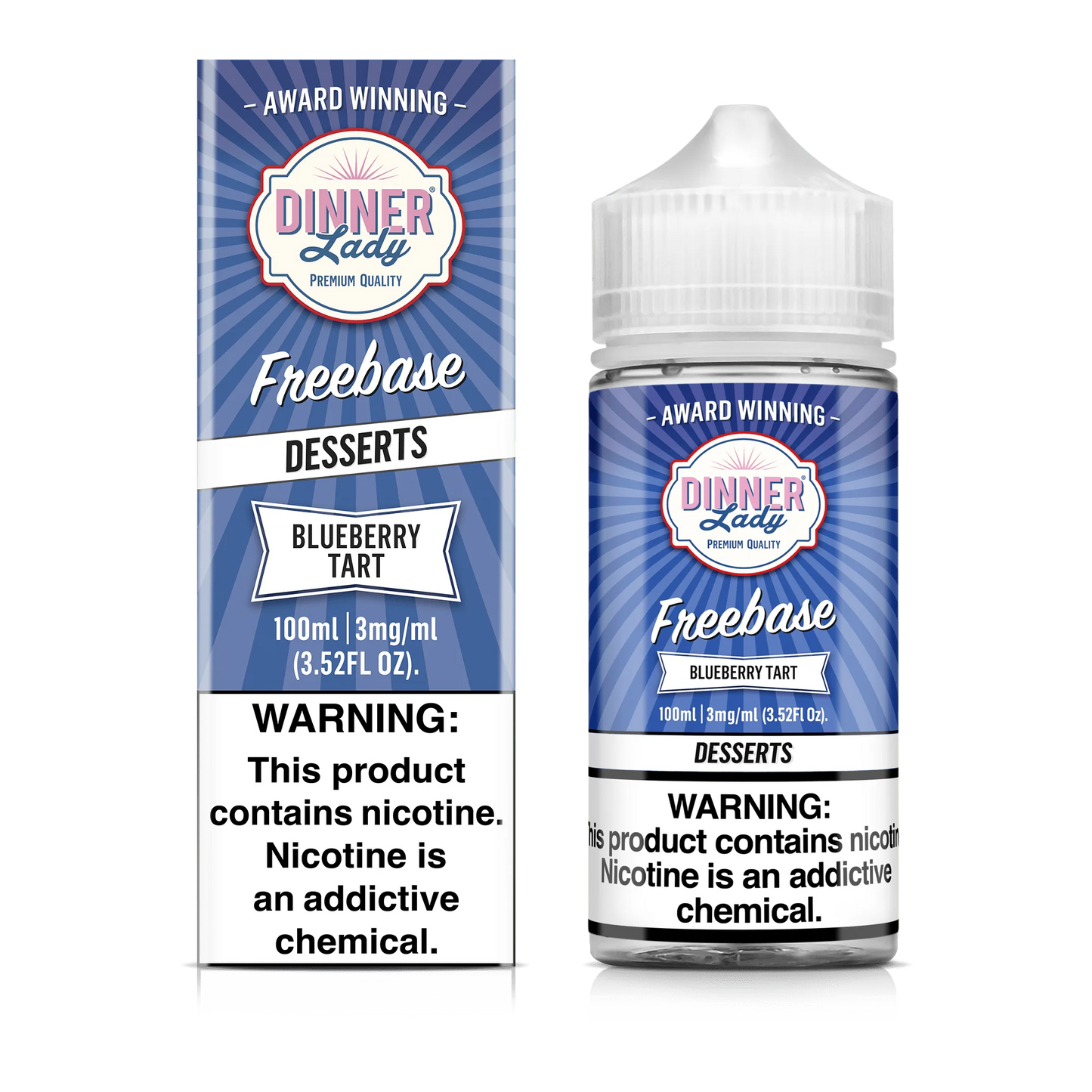 Dinner Lady Blueberry Tart 100ml (Sale)