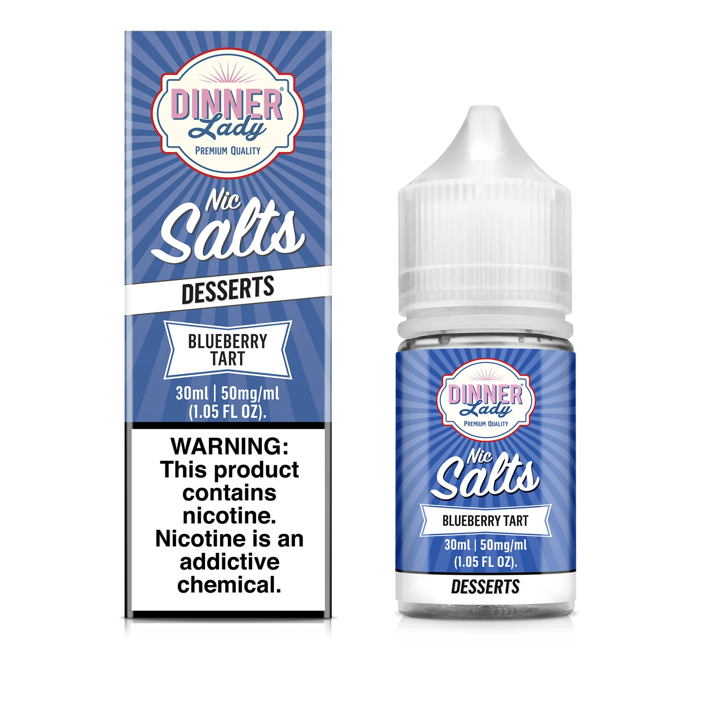 Dinner Lady Salts Blueberry Tart 30ml (Sale)