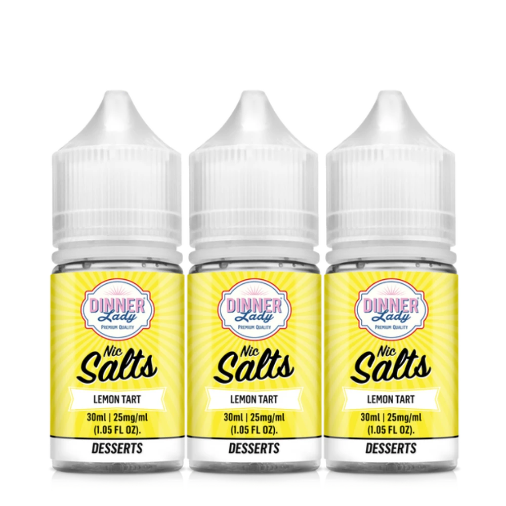 Dinner Lady Vape Juice Lemon Tart 30ml (Sale)