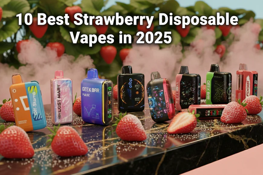 elf bar vape uk 10 Best Strawberry Disposable Vapes in 2025 – Vaping Land