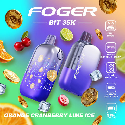 elf bar vape uk Foger Bit 35K Disposable Vape – Boost Mode, 850mAh Battery – Ziip Stock main image 1