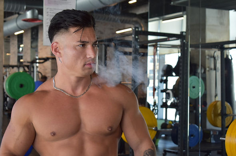 caffeine pre workout vape Recharge Vuse Mangue Ice Pod Labs main image 1