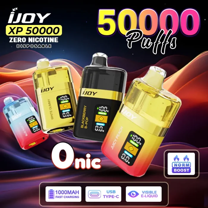 iJOY XP50000 Zero Nicotine Disposable Vape  Vaping Land