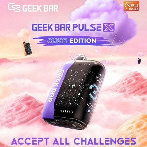 peppermint disposable vape Best Geek Bar Pulse X Slush Edition Flavors 2025 – Vaping Land