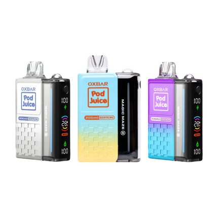 oxbar x podjuice magic maze 2.0 30000 puffs disposable vape Juicy THCO Blend Day & Night Double Sided Disposable Vape Pen