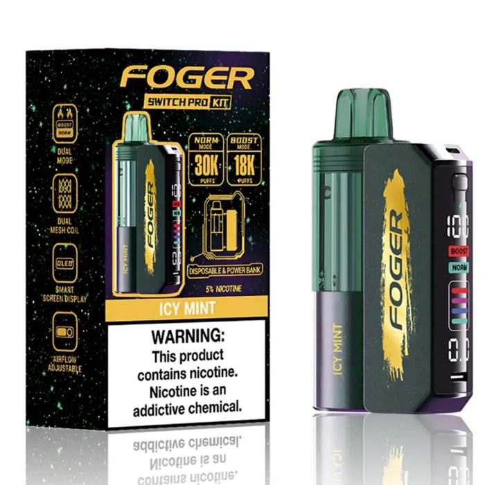 foger vape with detachable battery Foger Switch Pro Kit 30K: Your Complete Step-by-Step Guide main image 0