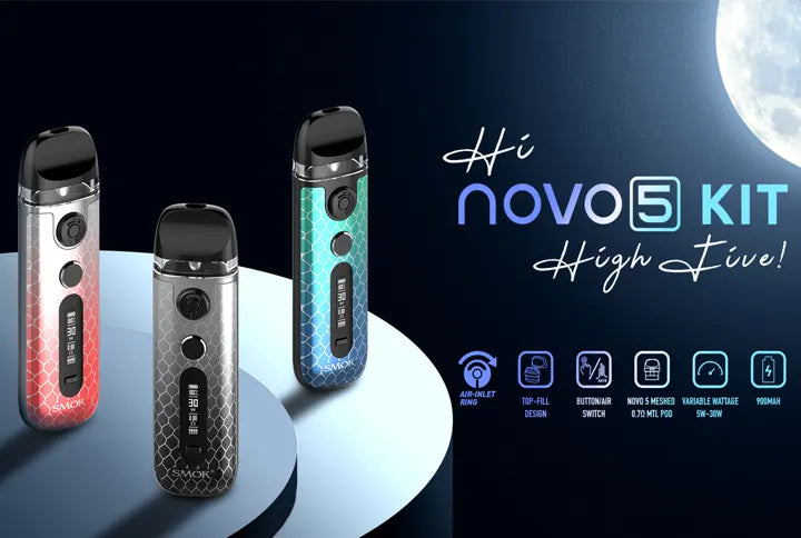SMOK Novo 5 Vape Kit: Satisfaction At Its Peak