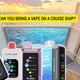 can you bring a vape on a cruise ship