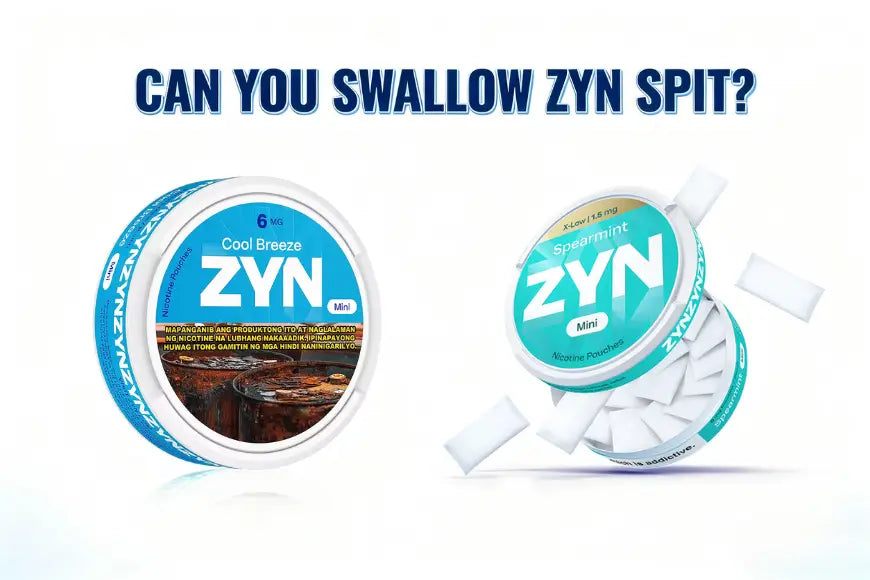 can you swallow zyn spit