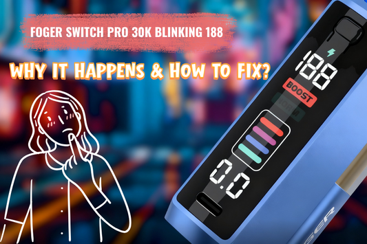 foger switch pro 30k blinking 188 why it happens how to fix