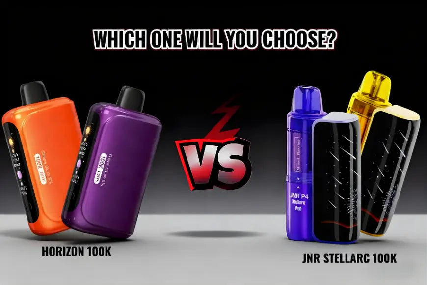 horizon 100k versus jnr stellarc 100k disposabel vape comparison