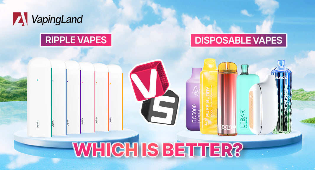 Ripple Vapes Vs. Disposable Vapes Which is Better?