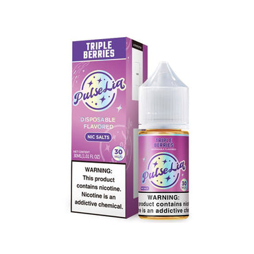 Pulse Liq Nic Salt Vape Juice Triple Berries 30ml (Sale)