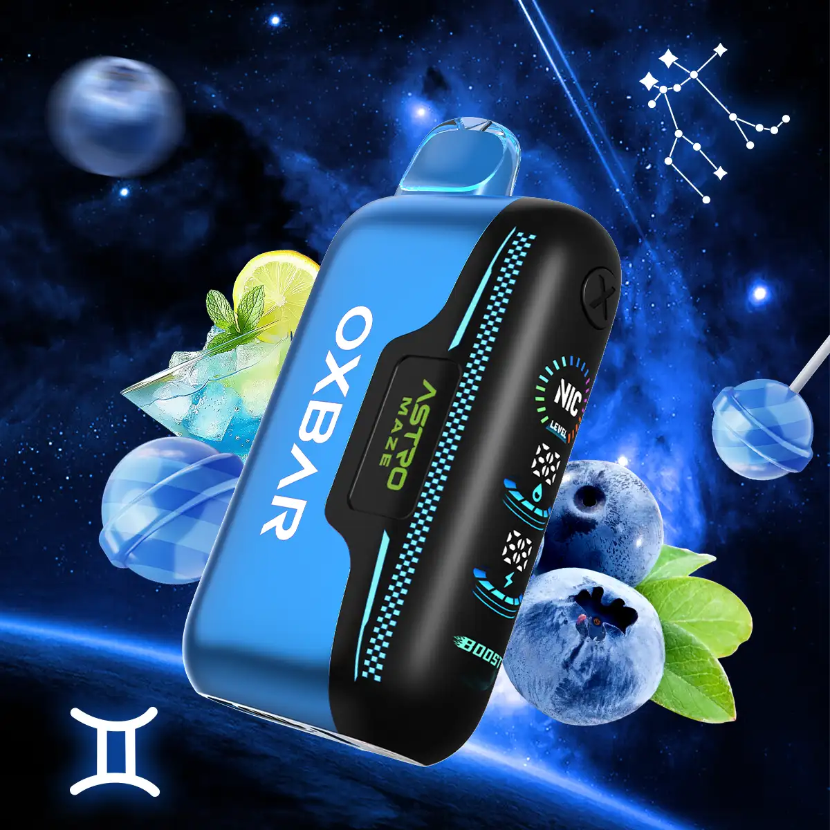 OXBAR ASTRO MAZE 50K Disposable Vape (5%, 50000 Puffs)