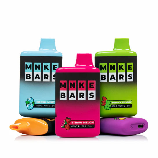 MNKE Bars Disposable Vape 6500 Puffs