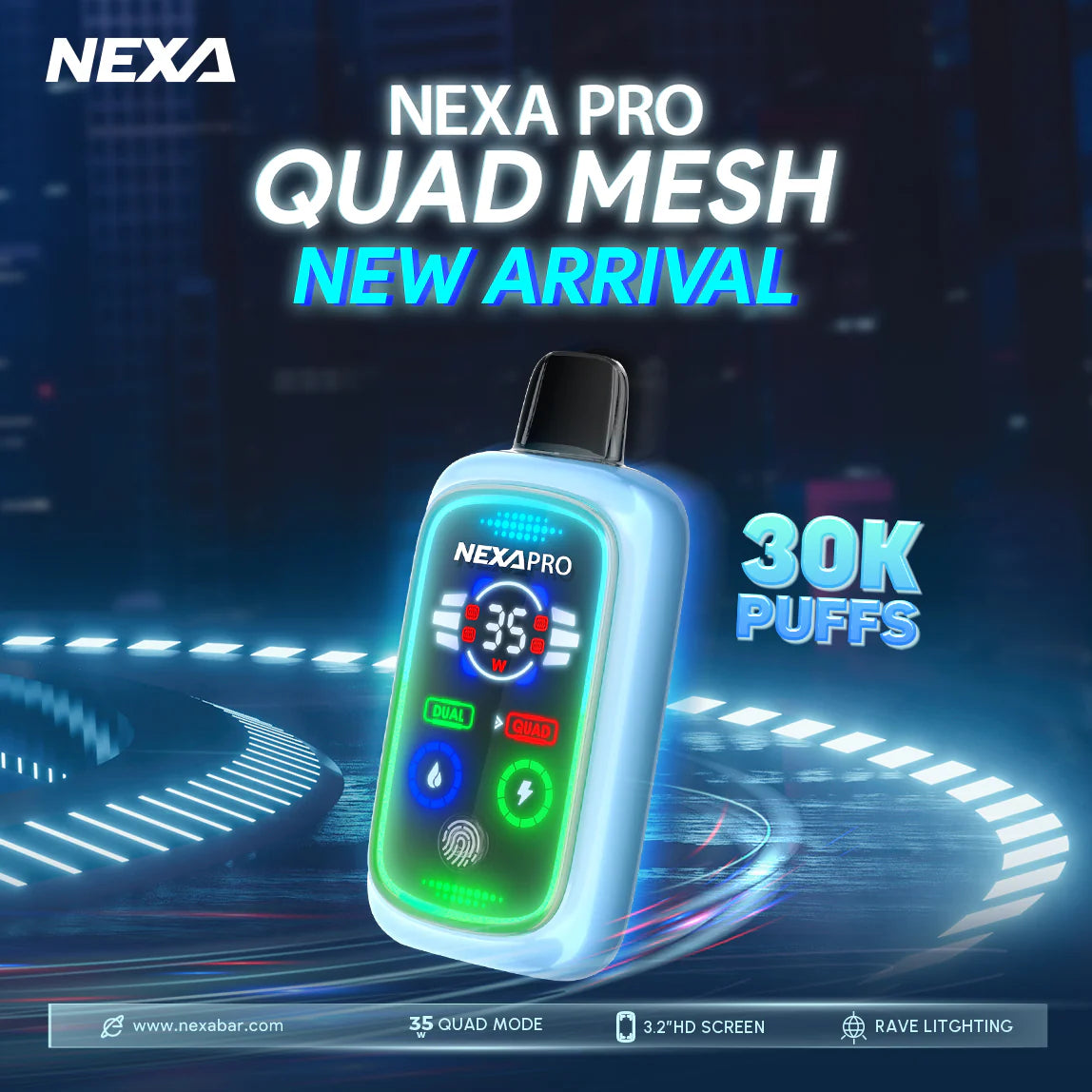 VOOPOO NEXA PRO 30K Disposable Vape 30000 Puffs