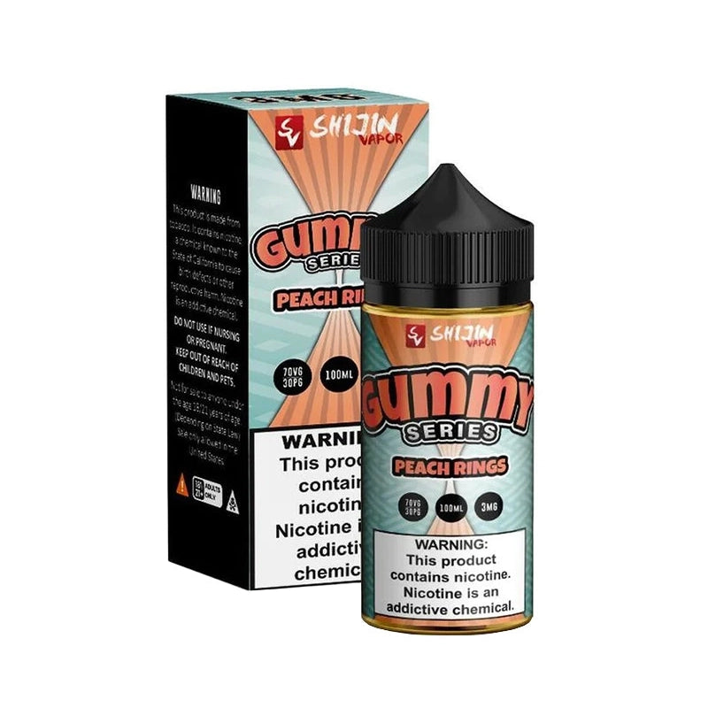 Shijin Gummy Series Peach Rings 100ml Vape Juice