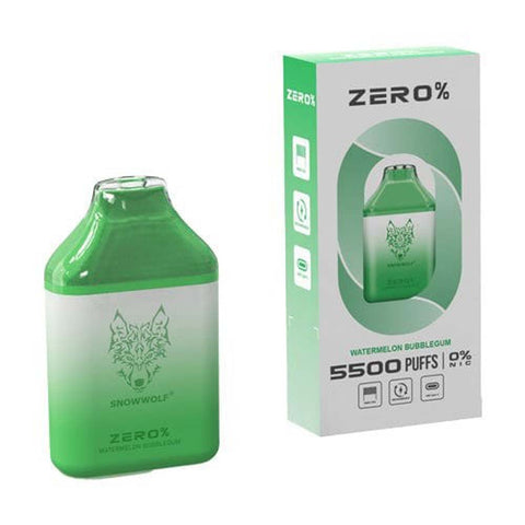 Snowwolf ZERO Nicotine 0% Disposable Kit 5500 Puffs