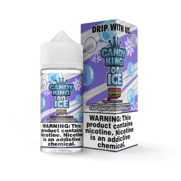 Candy King On Ice Vape Juice Strawberry Watermelon Bubblegum 100ml