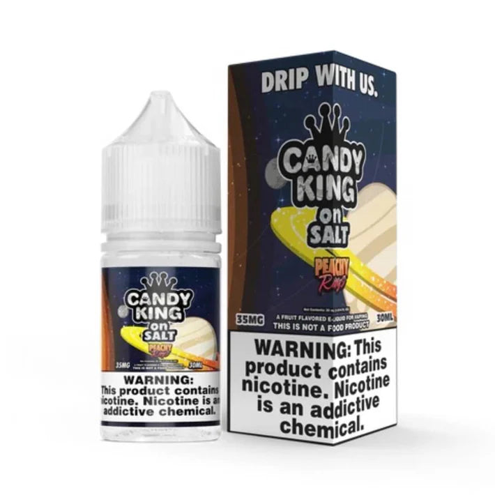 Candy King On Salt Vape Juice Peachy Rings 30ml