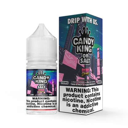 Candy King On Salt Vape Juice Pink Squares 30ml