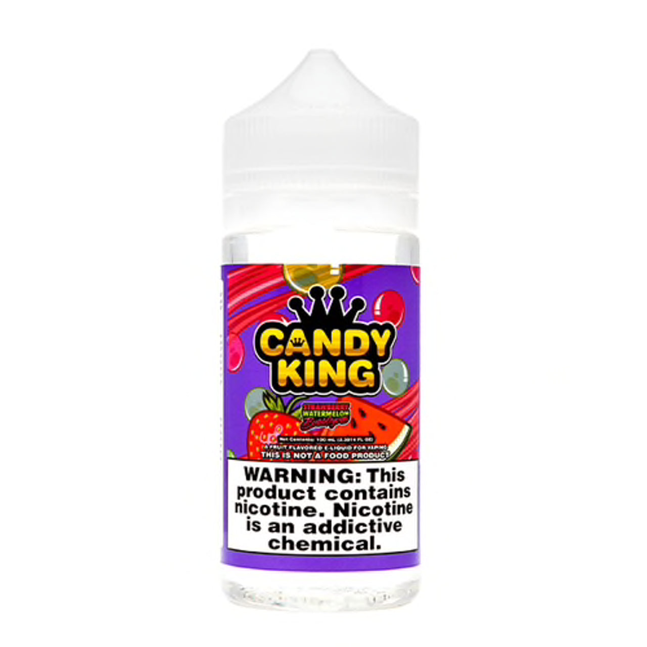 Candy King Strawberry Watermelon Bubblegum Vape Juice 100ml
