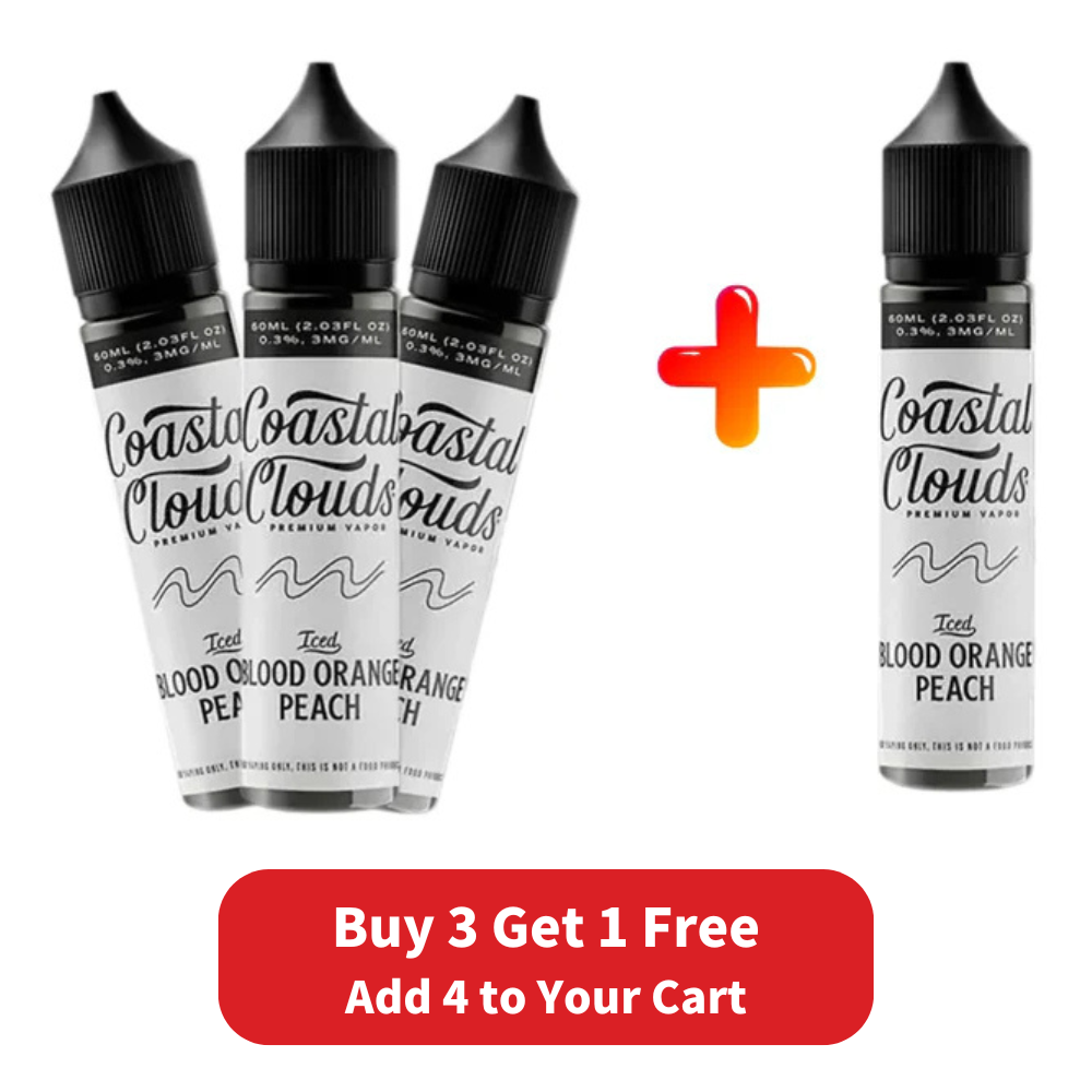 Coastal Clouds ICED Blood Orange Peach 60ml