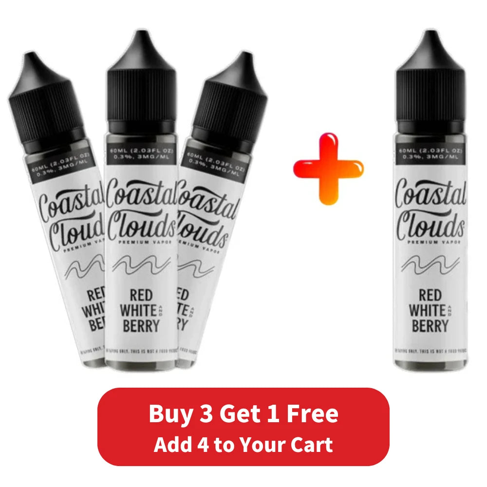 Coastal Clouds Red White and Berry 60ml