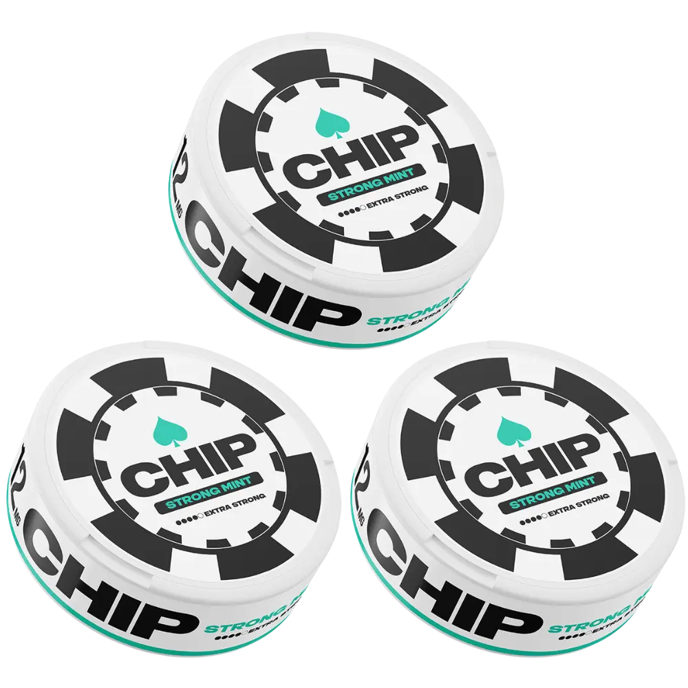 CHIP Nicotine Pouches - Strong Mint