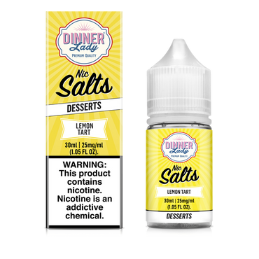 Dinner Lady Vape Juice Lemon Tart 30ml (Sale)