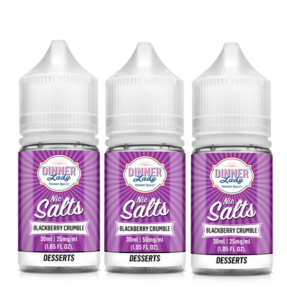 Dinner Lady Nic Salt Blackberry Crumble Vape Juice 30ml (Sale)