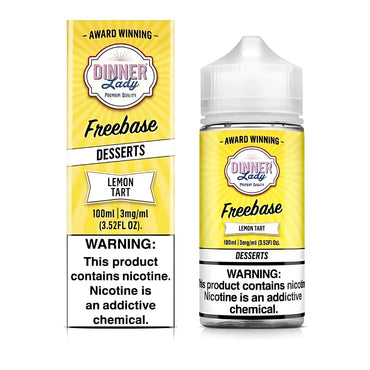 Dinner Lady Vape Juice Lemon Tart 100ml (Sale)