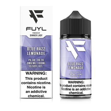 Dinner Lady FUYL Vape Juice Blue Razz Lemonade 100ml (Sale)