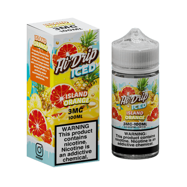 Hi-Drip Juice 3MG Hi-Drip Iced Island Orange 100ml Vape Juice