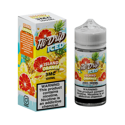 Hi-Drip Juice 3MG Hi-Drip Iced Island Orange 100ml Vape Juice