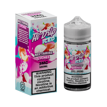 Hi-Drip Juice 3MG Hi-Drip Iced Nectarine Lychee 100ml Vape Juice