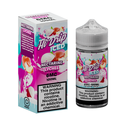 Hi-Drip Juice 6MG Hi-Drip Iced Nectarine Lychee 100ml Vape Juice