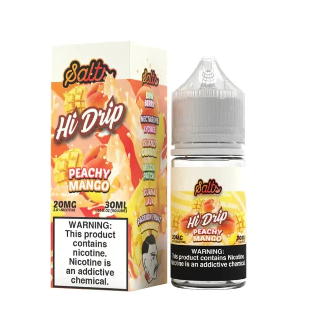 Hi-Drip Juice Peachy Mango Nic Salt Vape Juice 30ml - Hi Drip