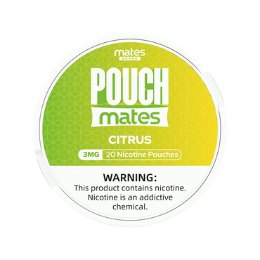 Mates Cigarette Solutions Citrus / 3mg Mates Nicotine Pouches