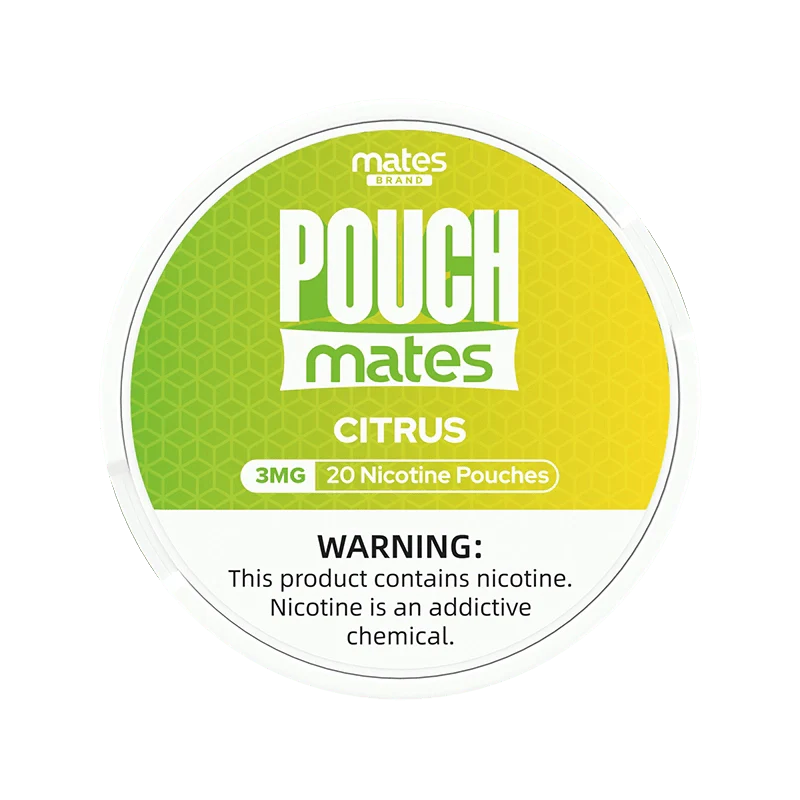 Mates Cigarette Solutions Citrus / 3mg Mates Nicotine Pouches