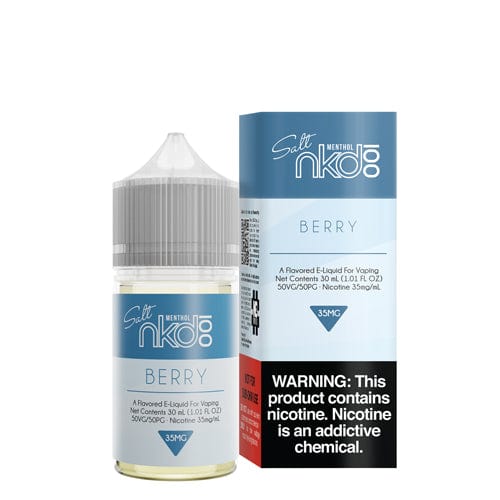 🎁 NKD 100 Salt Menthol Berry 30ml Nic Salt Vape Juice (Previously Very Cool) (100% off)
