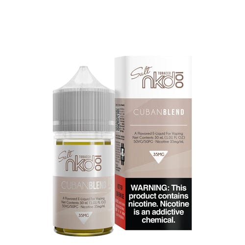 🎁 NKD 100 Salt Tobacco Cuban Blend 30ml Nic Salt Vape Juice (100% off)