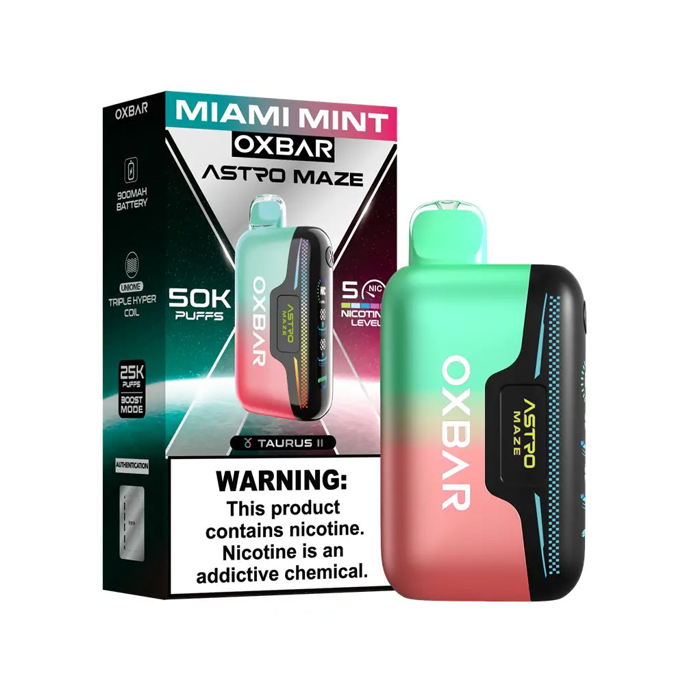 OXBAR ASTRO MAZE 50K Disposable Vape (5%, 50000 Puffs)
