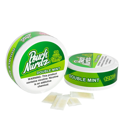 Pouch nurdz nicotine pouches double mint 12mg
