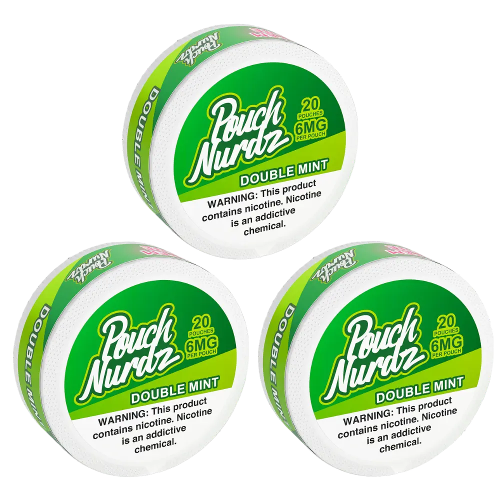 Pouch nurdz nicotine pouches double mint