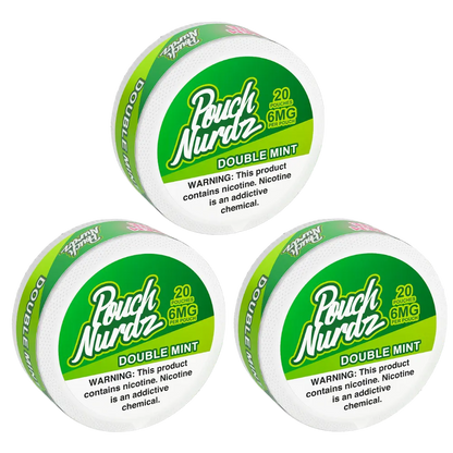 Pouch nurdz nicotine pouches double mint