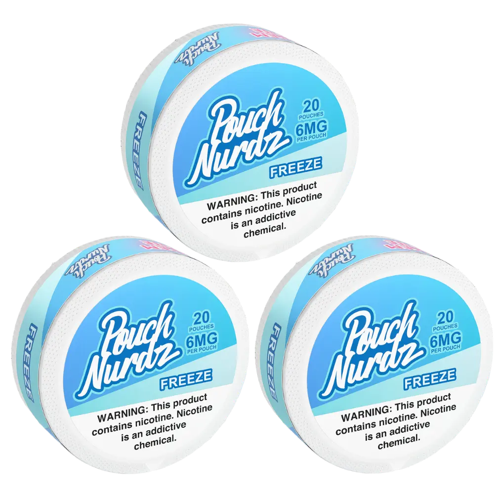 Pouch nurdz nicotine pouches freeze
