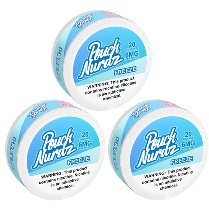 Pouch nurdz nicotine pouches freeze